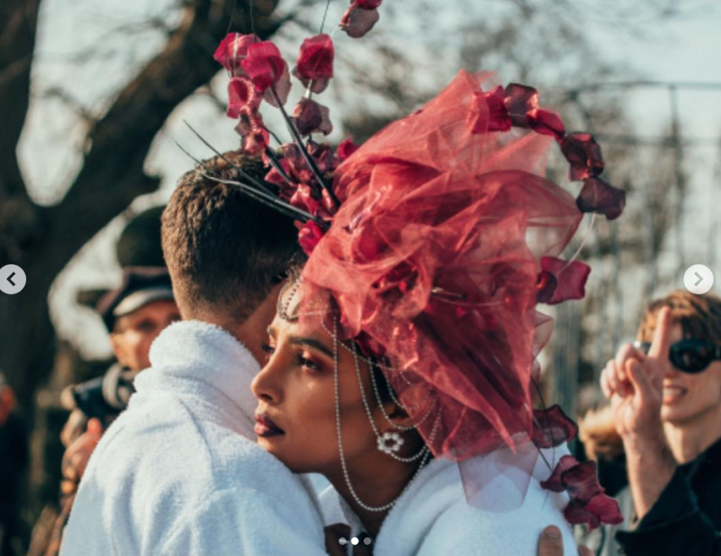 Priyanka Chopra with Nick Jonas